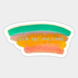 Look Up, Rainbow Sticker